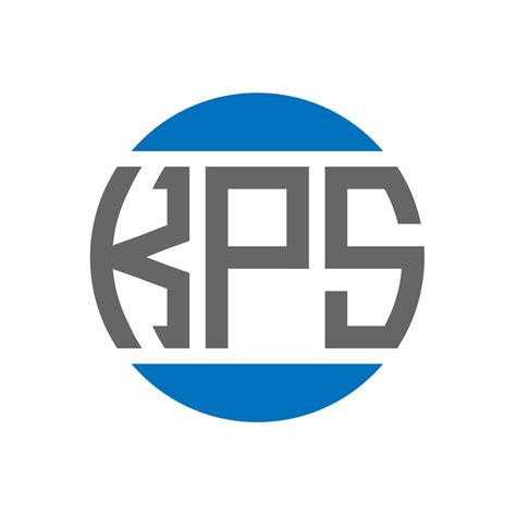 Kps Letter Logo Design On White Background Kps Creative Initials