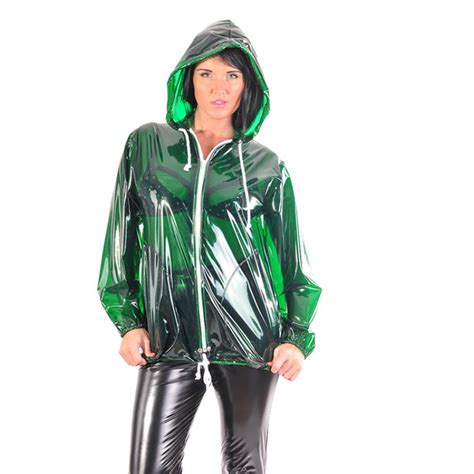 Pul Pvc Jacke Regenjacke 70er Style Ja08 Jelly Coat Alle Farben