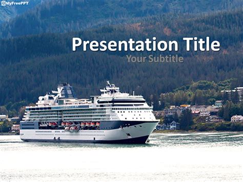 Free Cruise Ship PowerPoint Templates - MyFreePPT.com