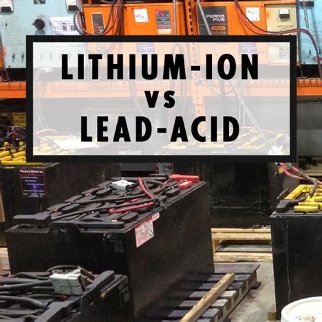 Lithium-Ion vs Lead-Acid Forklift Batteries