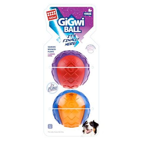 GiGwi Ball Squeaker (Large) - 2pk - Naturally For Pets