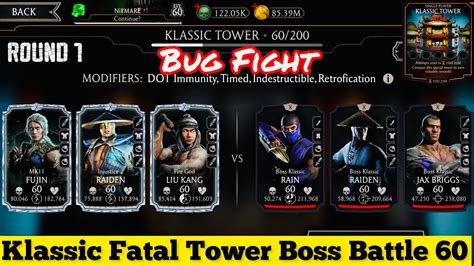 Klassic Fatal Tower Bosses Battle Fight Reward Talent Tree