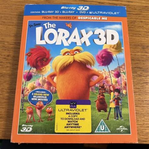 Dr Seuss The Lorax D Blu Ray Dvd Brand New Cellophane