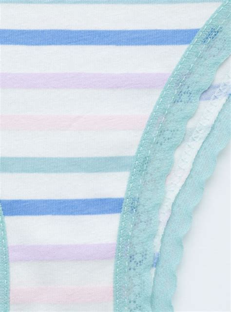 Ripley CALZÓN ALGODÓN MUJER INDEX BLANCO BIKINI RAYAS PASTEL