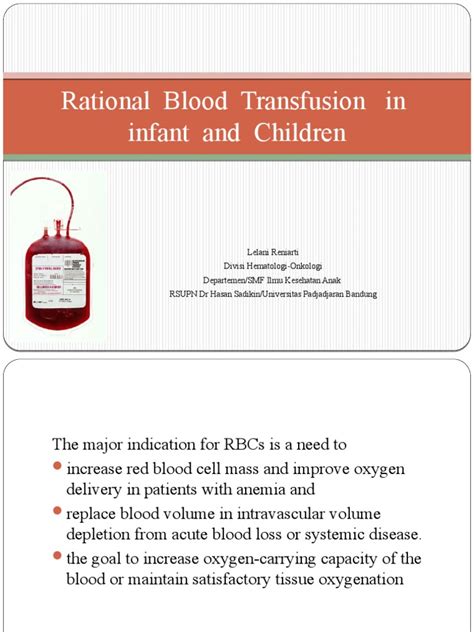 7 Steps To Safeguard Little Hearts: Calculating Blood Transfusions In Paediatrics