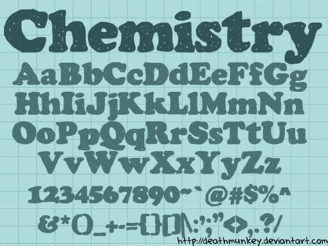 Chemistry | Font Zillion