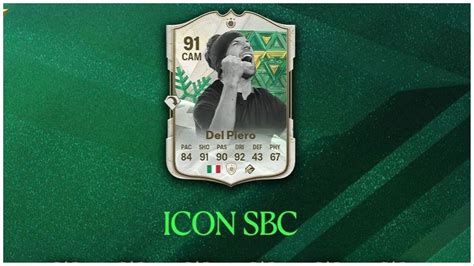 EA FC 24 Winter Wildcards Icon Alessandro Del Piero SBC How To