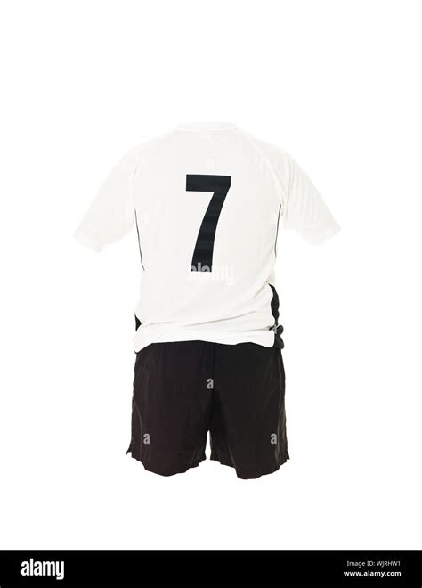 Football shirt with number 7 isolated on white background Stock Photo ...