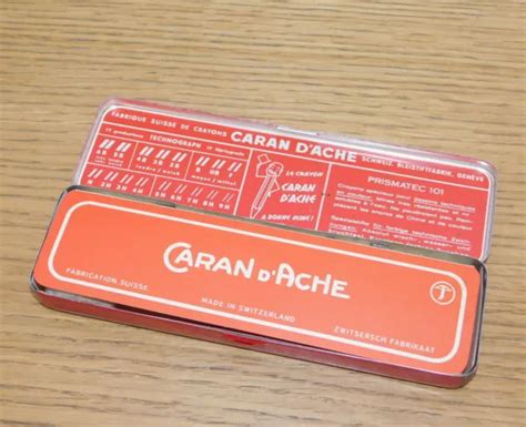 Vintage Boite Trousse Technograph Caran D Ache Prismatec F