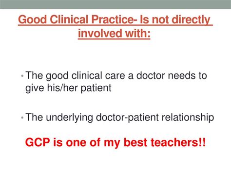 Ppt Good Clinical Practice Gcp Powerpoint Presentation Free