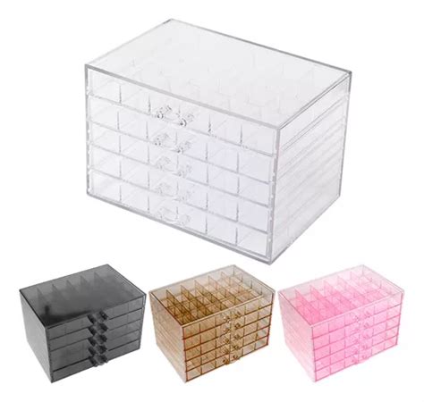 Caja Organizadora Acrilico Pedreria Decoracion Para U As Mercadolibre