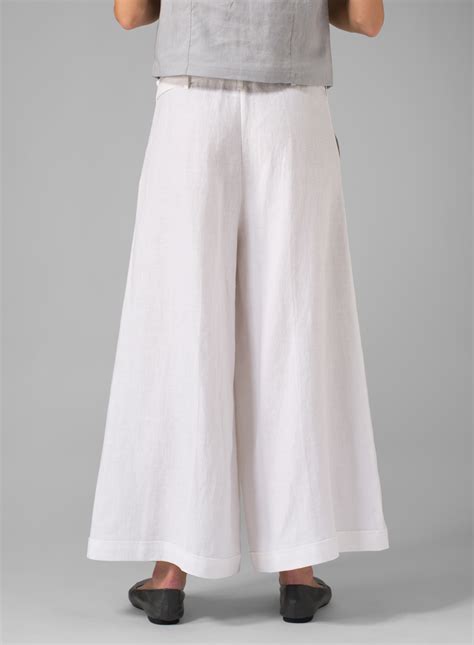 Linen Wide Leg Pants Plus Size