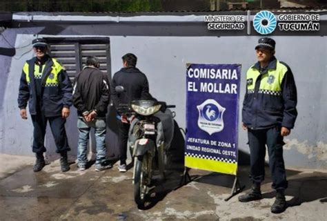 Tucumán Noticias Agencia de Noticias Circulaban en una moto robada