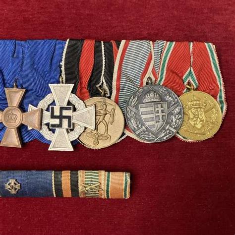 German Medal Bar For WWI Combatant