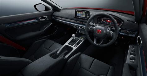 novo honda civic type   ganha opcao de interior preto racing black