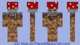 Mooshroom Minecraft Skin