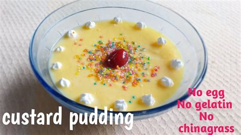 Custard Pudding Easy Custard Pudding Only 3 Ingredients Recipe Youtube