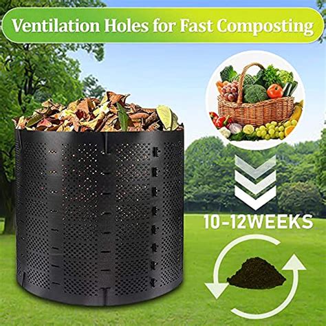 220 Gallon 832l Compost Bin Outdoor Expandable Outdoor Composter For