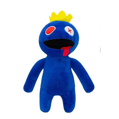 Мягкая игрушка Радужные друзья Rainbow friends Blue Красный глаз синий ...