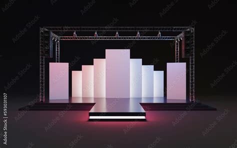 Unique concert stage design. stage event led tv light night staging ...