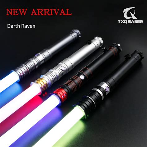 TXQSABER ciężki Dueling RGB gładka huśtawka Lightsaber Darth Revan