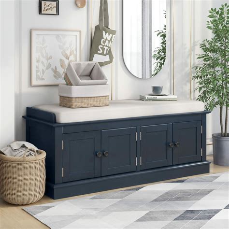 Maximizing Space Bathroom Storage Benches Youll Love Livinator