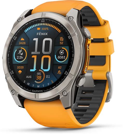 Customer Reviews: Garmin fenix 8 Sapphire (Titanium with Spark Orange