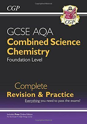 New 9 1 GCSE Combined Science Chemistry AQA Foundation Complete By