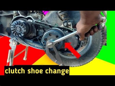 Clutch Shoe Replacement All Scooty Clutch Shoe Change Sports Auto