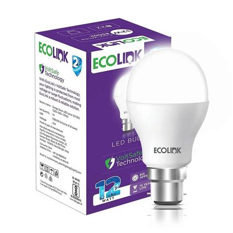 Cool White W Ecolink Emergency Led Bulb At Rs Piece In Bettiah