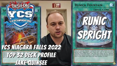 Yugioh YCS Niagara Falls 2022 Top 32 Deck Profile Runick Spright