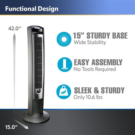 Mua Lasko Oscillating Tower Fan Quiet Fans With Remote For Bedroom