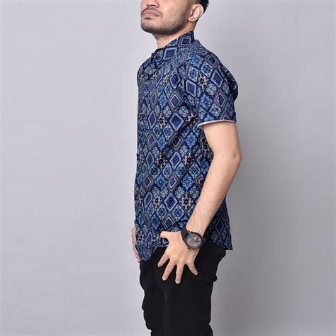 Kemeja Dgm Fashion Batik Shirts Men Short Sleeve Batik Men Batik Shirts