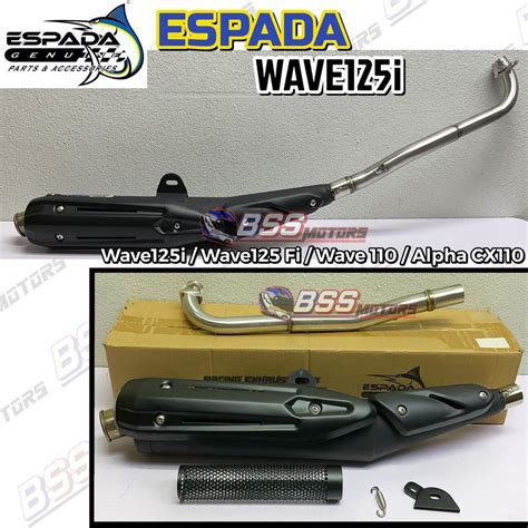 Exhaust Espada Std Cutting 100 Original Ekzos Pipe E4 E5 V5 E6 E7 Lc135 Y15zr Y16 Rs150 Rsx