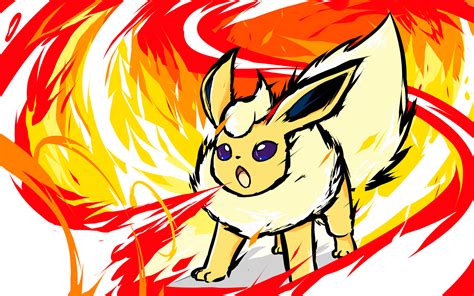 Illustration Anime Artwork Line Art Pok Mon Flareon