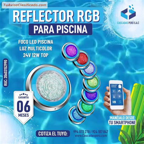 Reflectores RGB Piscina Luces De Colores Para Piscina Luces Su