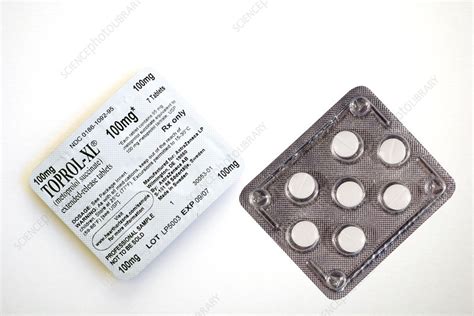 Toprol Xl A Beta Blocker Stock Image M6251630 Science Photo Library