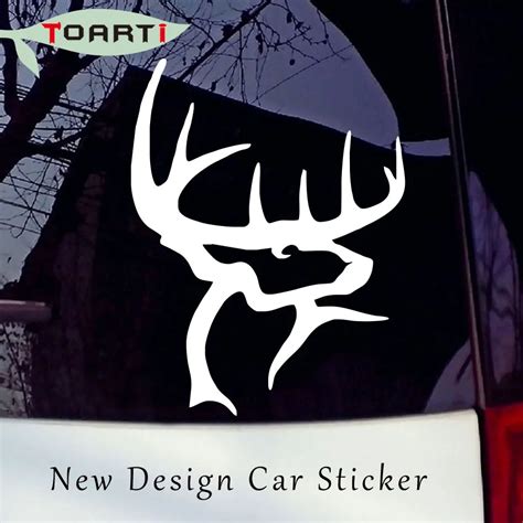 Gun Bow Hunting Deer Stickers Creative Car Styling Window Decorative Waterproof Animal Auto ...