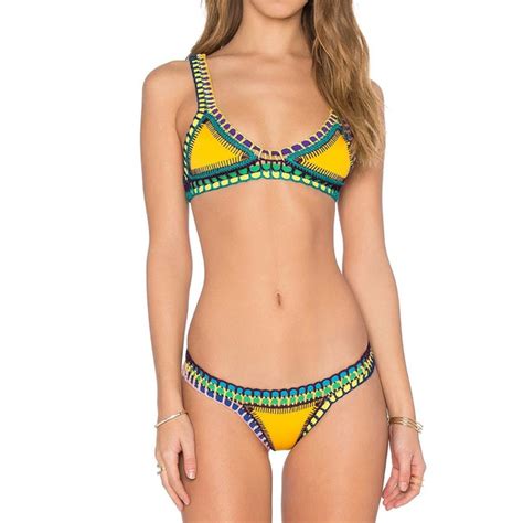 KIINI Swim Kiini Ro Crochet Two Piece Bikini Bathing Suit Set