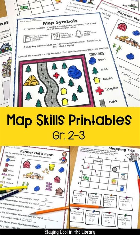 Using A Map Key Worksheets