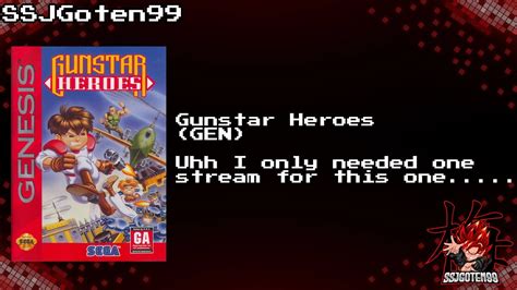 Retro Gunstar Heroes Gen Day Pew Pew Pew Pew St Playthrough