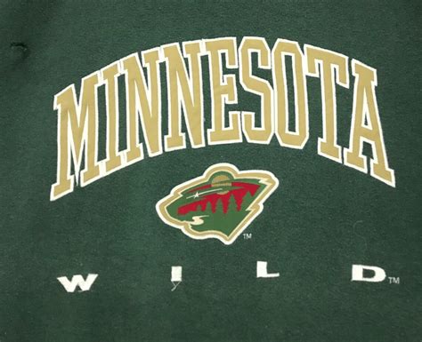 Vintage 90s The Minnesota Wild Professional Ice Hockey Team | Etsy