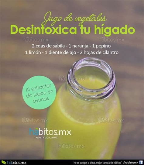 Hábitos Health Coaching JUGO DE VEGETALES DESINTOXICA TU HÍGADO