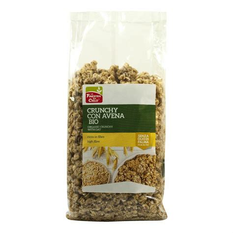 Fsc Crunchy Con Avena Bio Ad Alto Contenuto Di Fibre Con Olio Di