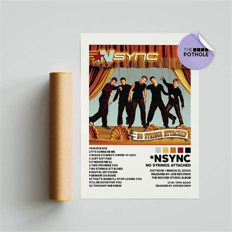 NSYNC Posters / No Strings Attached Poster Album Cover Poster - Etsy