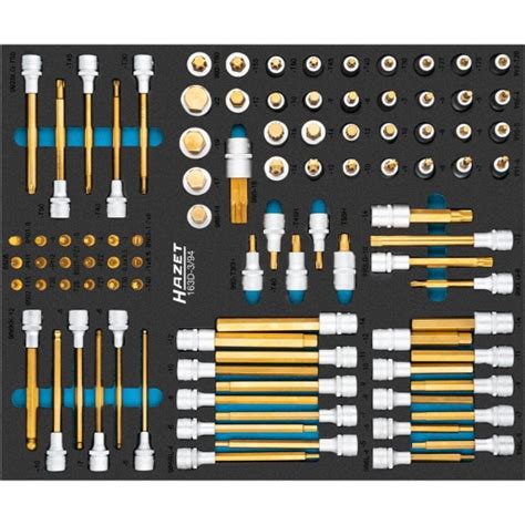 Millmatpro Module douille mâle 94 pièces Servante atelier