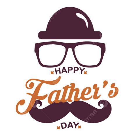 Father Day Element Vector Png Images Happy Fathers Day With Father