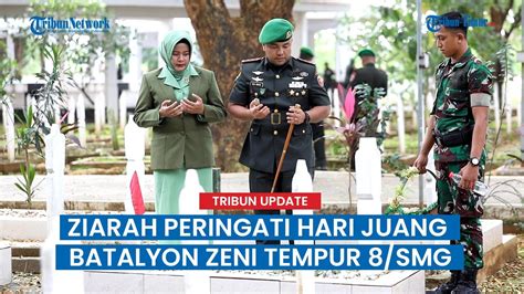 Ziarah Peringati Hari Juang Batalyon Zeni Tempur Smg Di Taman Makam