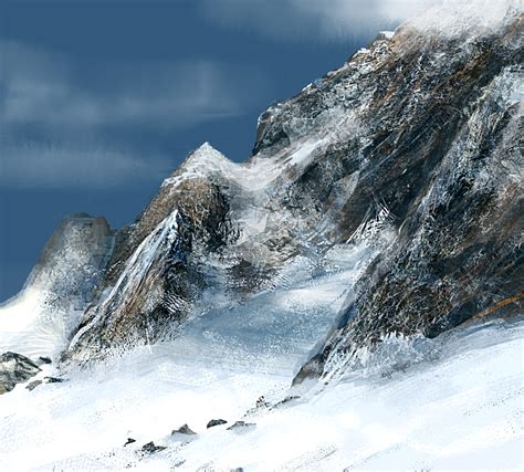 KreativeMindWerx: Winter Mountaint Snow-concept environment