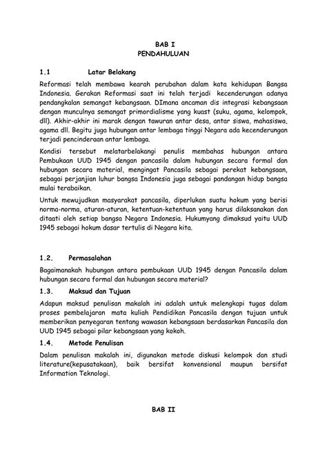 Hubungan Pancasila Dengan Pembukaan Uud 1945 3